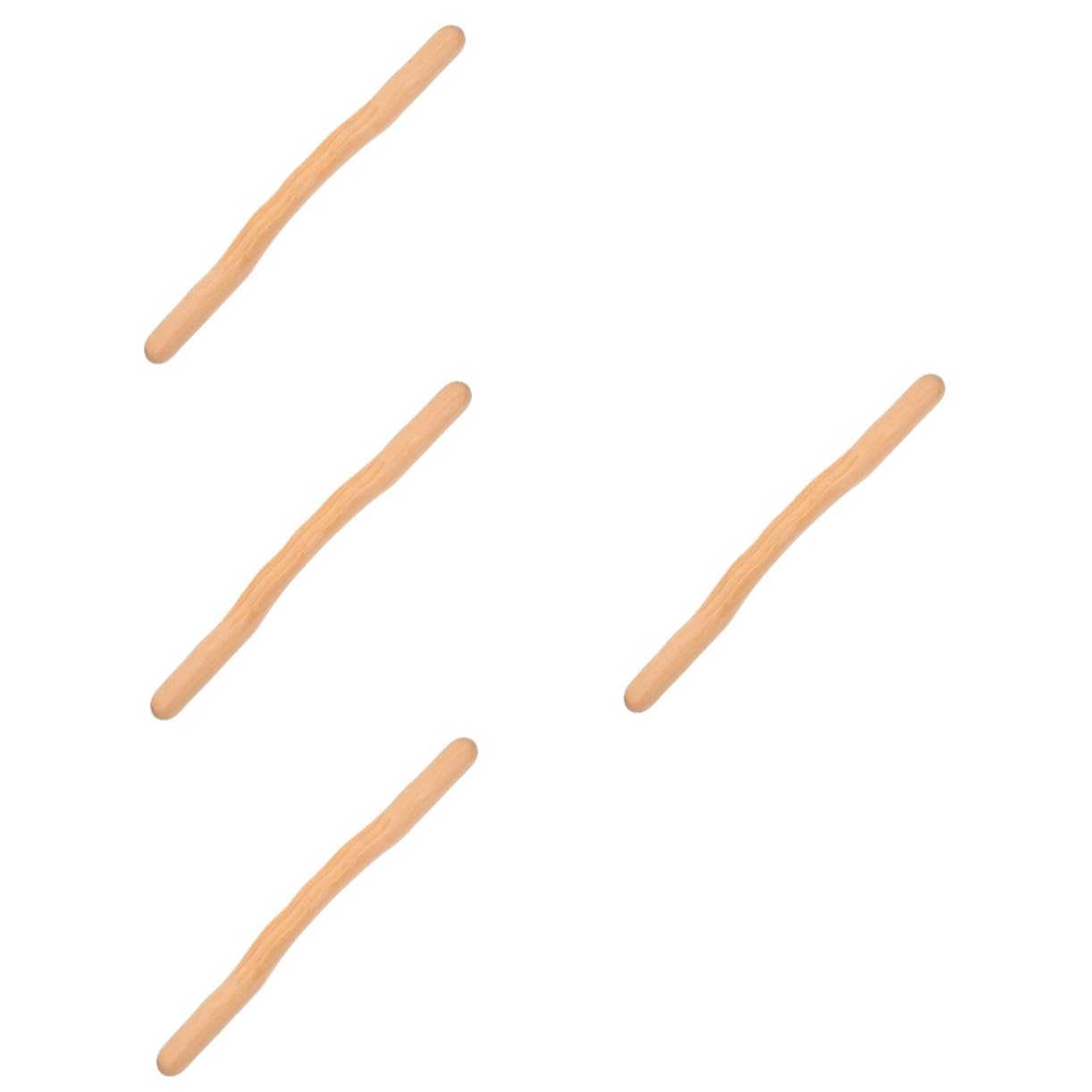 Healvian 4piezas De Masaje De Madera Con Bastón y Masajeador De Pies Para Masajeador Portátil De Madera Para El y El