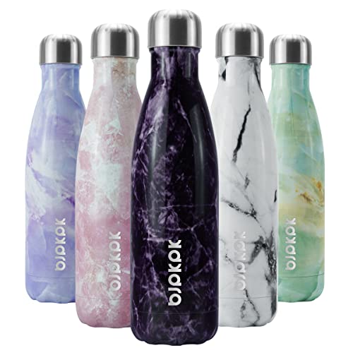 Image of BJPKPK Insulated Water Bottle 17 oz Stainless Steel Cola Shape Water Bottles for Travel,Magnetite Thunder Graphics