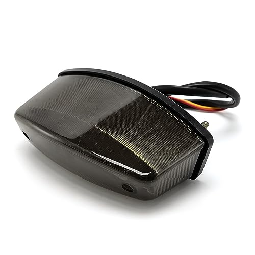 Luz trasera modificada para motocicleta que soluciona la falta de visibilidad