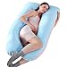 Almohada de Embarazo, Almohada Extragrande para Adultos, Almohada Corporal para Maternidad y Sleep Confort, Almohada en Forma de u , con Funda extraíble y Lavable