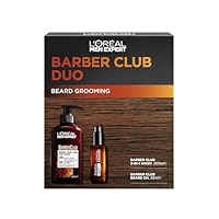 L'Oréal Paris Men Expert, Barber Club Duo Set, Barber Club 3-in-1 Beard Face Hair Wash 200ml + Beard Oil 30ml