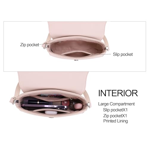 EVVE Small Shoulder Bag for women Trendy Underarm Purse with Adjustable Strap4