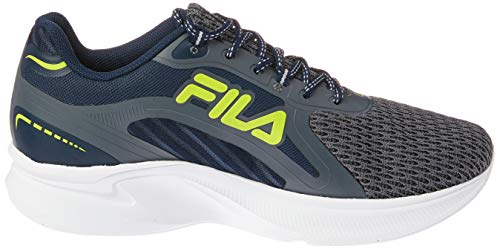 Tênis Racer Frame, Fila, Masculino, Grafite/Marinho/Limão, 42