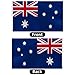 Australian Flag 3x5 FT Heavy Duty Australia Flag Double Stitched Vivid Color Fade Proof Outdoor Decor With Brass Grommets(Australia)