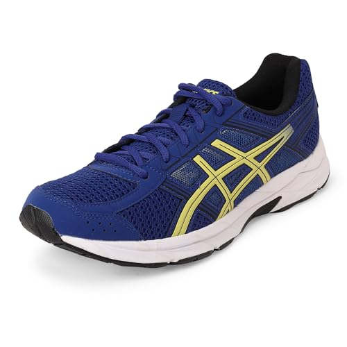 Image of ASICS Mens Gel-Contend 4B+ Monaco Blue /Glow Yellow Running Shoe - 8 UK (1011B141.415)