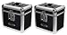 Odyssey KROM Transport Case for 70, 12 Inch Vinyl Records, Black (2 Pack)