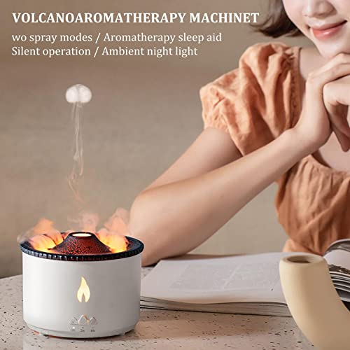 Umidificador Vulcão - Difusor de Chamas Difusor de Óleo Essencial de Aroma | Umidificador de chama d