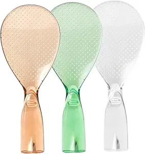 KRIYA Rice Scooper Standing Rice Measuring Cup Rice Serving ladle Rice Paddle Cooking Spoon Rice Spoon Plastic Flatware (1 Pcs)