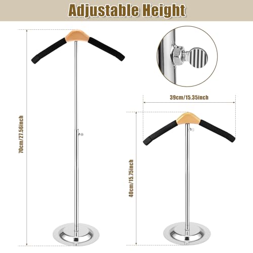 Abizarch Adjustable T Shirt Display Stand Flexible Shoulder Stand Shirt Rack Portable Garment Coat Holder Multipurpose Hanging Clothing Display Rack for Clothing Coat Sweater Jacket(Women\'s clothing)