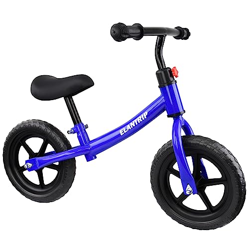 Elantrip Balance Bike, Lightweight Blue Toddler Bike For 2 3 4 5 Year Old Boys, Birthday Gift Toys For 2-5 Year Old Boys And Girls, No Pedal Bikes For Kids With Adjustable Handlebar And Seat #TOP9