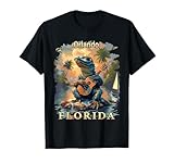 Orlando Funny Florida Alligator Relaxing Vacation T-Shirt