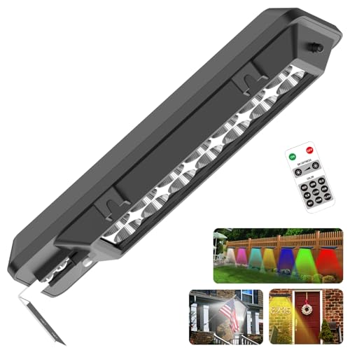 Lxnuinxl Solar Flag Pole Light, Sign Lights for House Mailbox