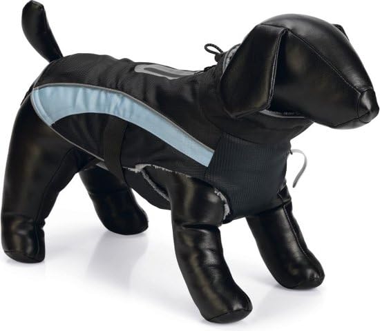 Beeztees Hundemantel Saby versch. Größen und Farben, Farbe:schwarz/blau, Größe:28 cm