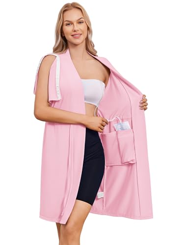 Deyeek Mastectomy Robe with Drain Pockets