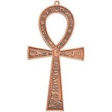 NileCart 8.5" Large metal Egyptian ANKH cross - ANKH Wall Art made in Egypt Antique Copper