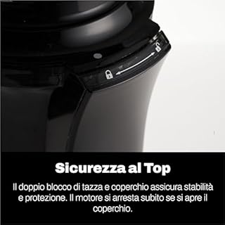Classe Italy Estrattore di succo a Freddo 43 giri Compact Smart, Compatto e Silenzioso, Tecnologia Easy Clean, funzione risciacquo, Spremitura a Freddo, Rotazione Inversa