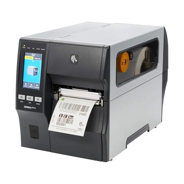 NEW-ZEBRA-ZT411-Thermal-Transfer-Industrial-Printer8-dotsmm-203-dpidisp-colour-RTC-EPL-ZPL-ZPLII-USB-2x-RS-232-Bluetooth-class-41-Ethernet-ZT41142-T0E0000Z