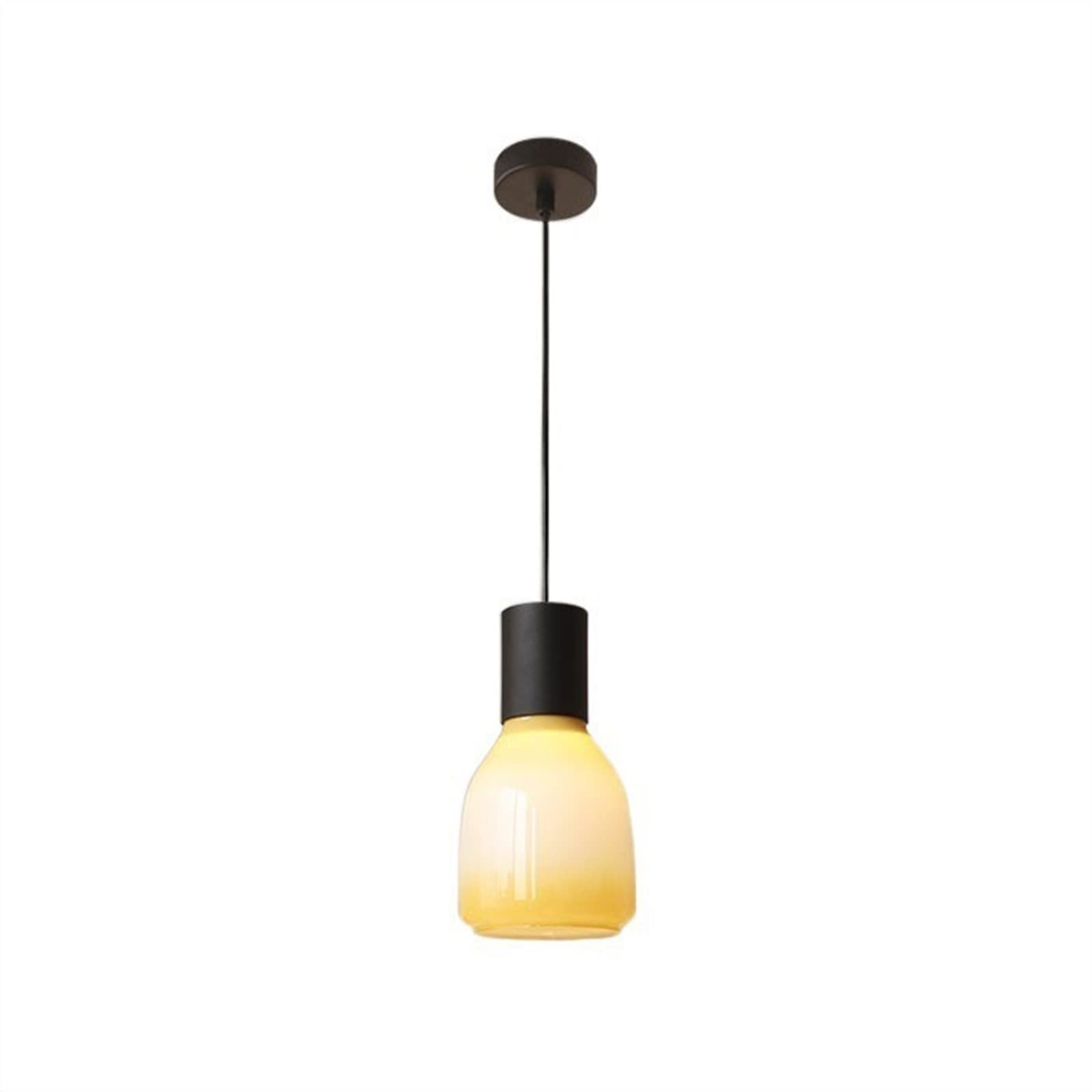 Suspension luminaire lustre en verre coloré de qualité supérieure pour intérieur chic et épuré