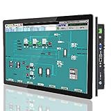 LADECNERHT Embedded Industrial Panel PC, IP65 All-in-One Computer, IP65 Capacitive Monitor, for Kiosks,Factory, Automation, Windows 10 15inch-i7-10510U(8GRAM+256GSSD)