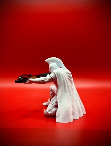 Spartalı Asker Kalemlik | Tarihi Dekoratif Masaüstü Aksesuarı | Ofis İçin Karizmatik Erkek Hediyesi ve Masa Düzenleyici - Görsel 3