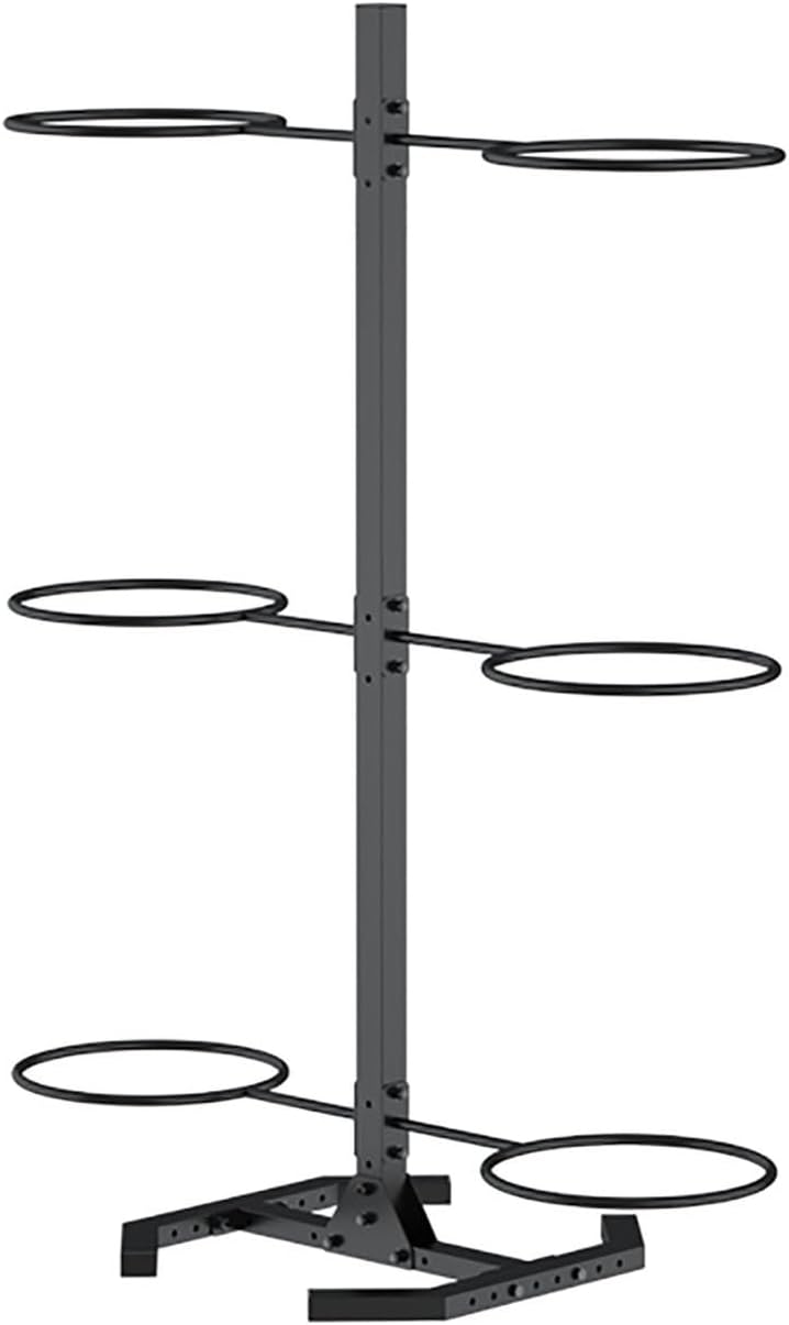 Yoga Ball Stand - Metal Rack for Storage Organizer for 3 to 12 Stability Balls - Space-Saving Floor Standing Holder for Home Office Exercise Room