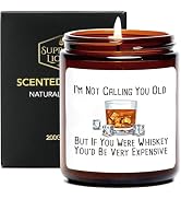 Birthday Gifts for Men, Funny Scented Candle Gifts 40th 50th 60th Birthday Gifts for Dad, Him, Hu...