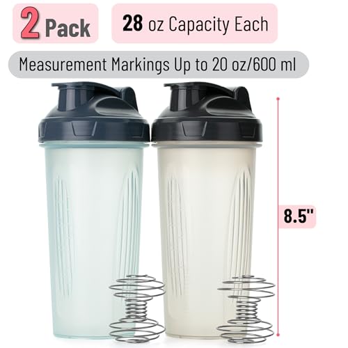 Mr. Pen- Shaker Bottles for Protein Mixes 28 oz & Fun Covers 131 pc