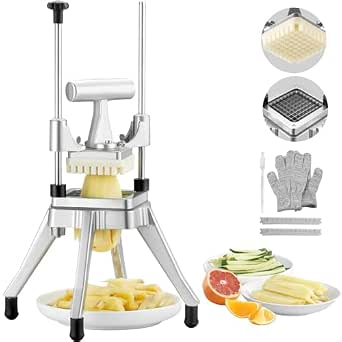 VEVOR Commercial Vegetable and Fruit Chopper 3/8" Blade Heavy Duty Food Dicer