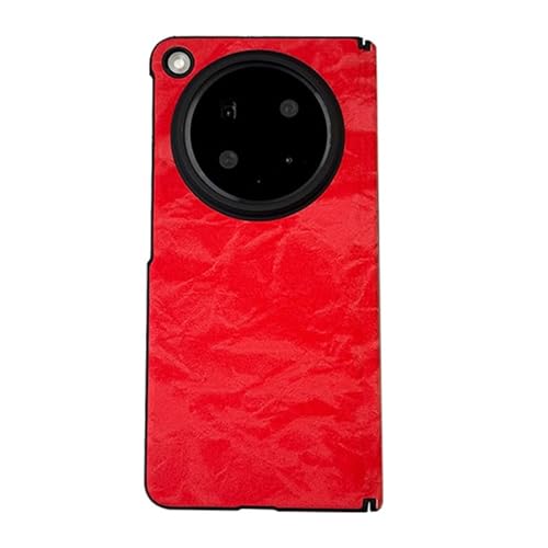 KOOLRIVER�EFor OPPO Find N6 �P�[�X �J�o�[ �܂肽���݌^ PU���U�[ + �v���X�`�b�N �n�[�h�P�[�X �w�ʃP�[�X �V���v�� For �I�b�| �t�@�C���h �ی�P�[�X(���b�h)