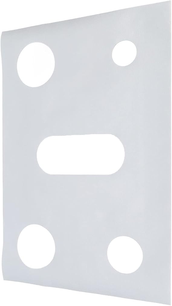Jeanoko Stove Top Cover Protector PTFE Reusable Washable Heat Gas Stove Liner Guard Burner Covers Protectors Oven Liners Mat Gas Range Protectors Covers for Gas Range (Silver)
