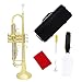 Student Brass Trumpet B Flat Trumpet Brass Gold And Silver Two-color Trumpet Beginner Brass Instrument