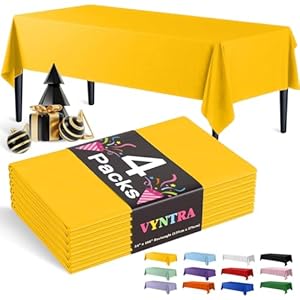 Vyntra Disposable Plastic Tableclot...
