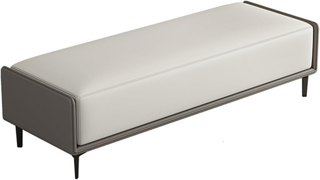 End of Bed Bench Padded Entrance Bench, Fabric Bedroom Stool, Bench