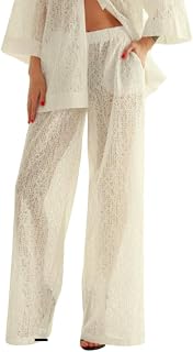 La Bbaik Woman's Payjama Pant Sheer Transperant, For Romantic honeymoon or Annuarsary lunge wear for ladies. Price In India