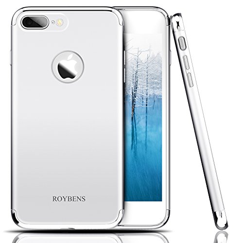 iPhone 7 Plus Case, Roybens 3 in 1 Anti-Scratch Anti-Fingerprint Shockproof Case Electroplate Frame with Non Slip Coated Matte Surface Cover for Apple iPhone 7 Plus (5.5