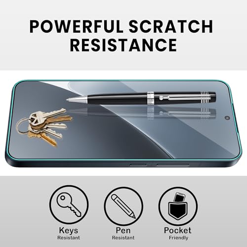 Image of ArmourPro Military Grade Gorilla Tempered Glass Compatible For Xiaomi 15 (6.36 Inch) With Easy Installation Kit for Smartphone| Edge To Edge Coverage | Black, Pack of 2