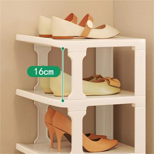 Rangement chaussures vertical plastique Nizer étagère empilable petit espace et meuble placard - 5