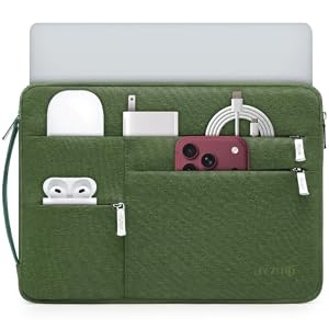 HYZUO 15-16 Zoll Laptophülle Tasche für MacBook Pro 16 M5, Grasgrün