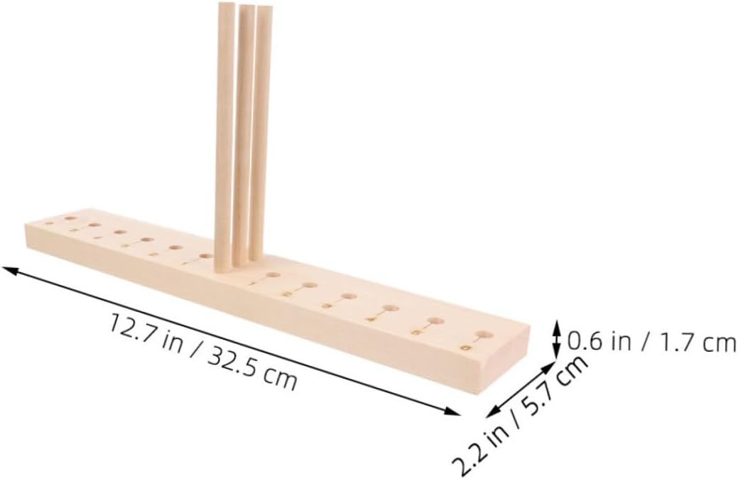 DIYEAH Bow Making Tool Bow Tying Tool Ribbon Bow Tools Ribbon Bow Maker Tool Ribbon Maker Bow Decoration Tool Hair Bow Maker Wreath Making Kit Bow Making Machine Bow Making Kit Wood Beige