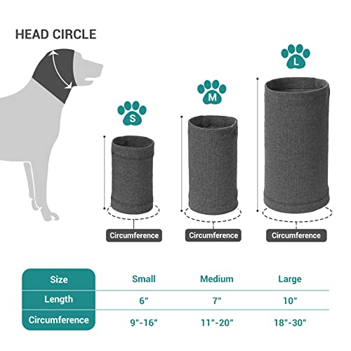 Lesypet Dog Hood Winter Earmuffs Calming Dog Ear Cover, Cat Quiet Ears Hoodie For Anxiety Relief, Noise Protection, Grooming, M #TOP3