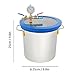 Vacuum Chamber, 3 Gallon Tempered Glass Lid Stainless Steel Vacuum Chamber, Single Stage Vacuum Pump and Chamber Kit Perfect for Stabilizing Wood and Silicone Degassing