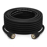 Pressure Washer Hose 50 ft x 1/4 Inch, Kink Free, M22 14mm, 3200 PSI