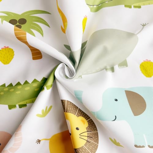 Housse de Couette Safari en Microfibre avec Fermeture Éclair