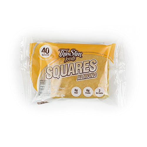ThinSlim Foods Low Carb Keto Lemon Squares - Low Calorie 4 Pack