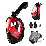 ★ PROFESSIONAL ANTI-FOG AND ANTI-LEAK - Medical grade odorless silicone provides you a soft and tight fit to your face without any odor that breathe smoothly. Acrylic mask has high visibility, scratch-resistant and anti-collision to ensure that your vision will not subject to any hindrance. Guaranteeing that you will see more fish and sea creatures than ever before.