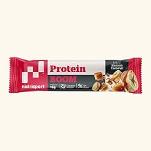 NUTRISPORT - Protein BOOM 24 Protein Bars | Whey Muscle Protein Bar | Pre Workout Energy Bar | Vitamin C | Muscle Recovery | Banana Caramel