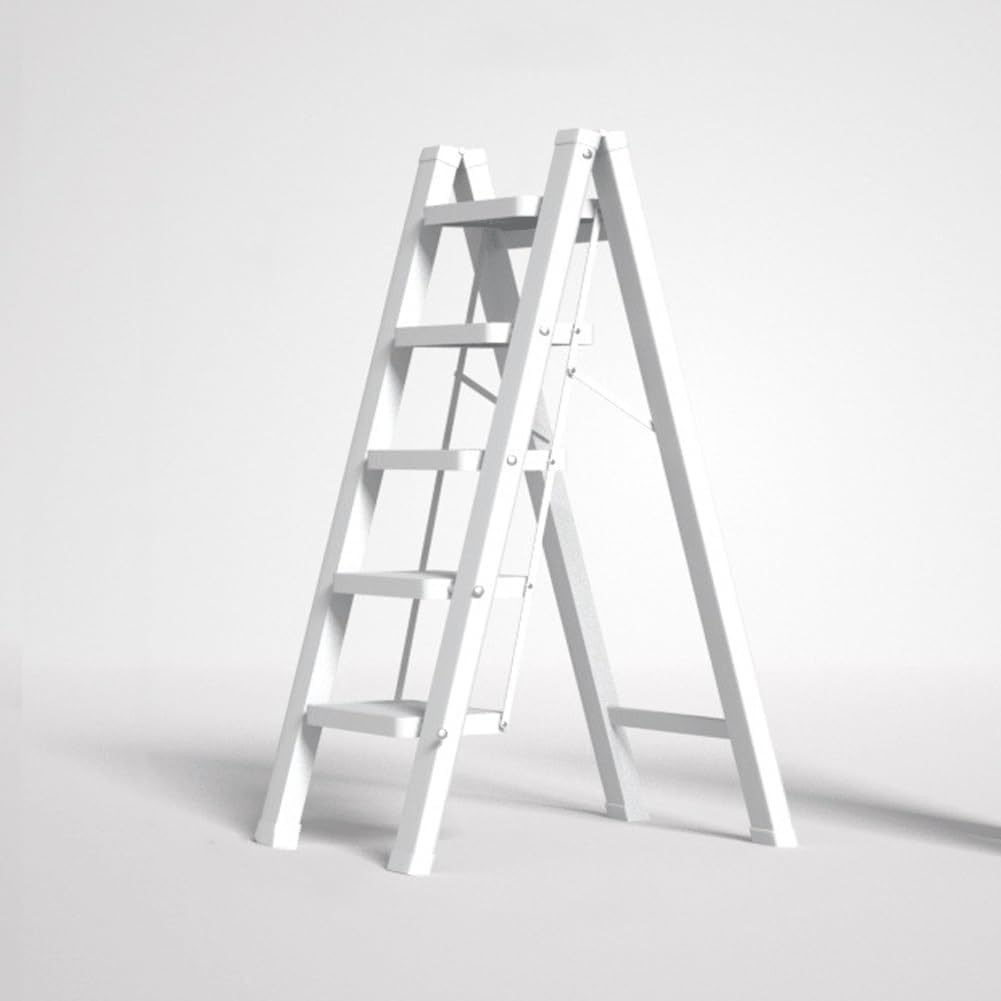 Step Ladder 2 3 4 5 Steps Lightweight Step Stool with Widened Platform