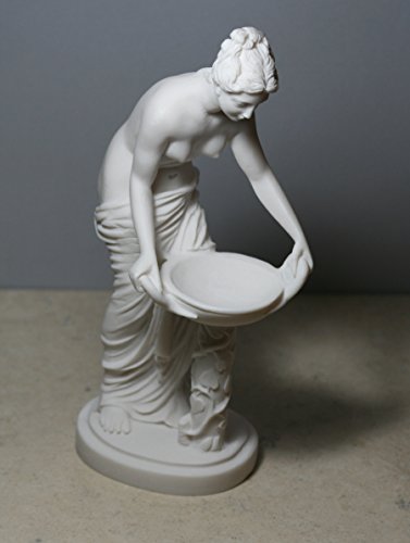 Hestia Vesta Goddess Of Home Family Architecture Alabaster Statue Sculpture 9 Inches #TOP3