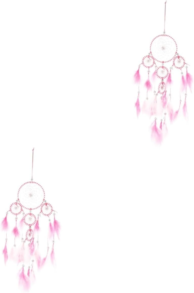 IMIKEYA 2pcs Dream Catcher Wall Hanging Creative Boho Decor Rope Lightweight and Versatile for Bedroom Shop for Creating Warm Romantic Atmosphere