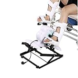Samnuerly Pedal Trainer Bike, Ejercitador eléctrico para Personas Mayores Fisioterapia Equipo de rehabilitación Ciclo para Brazo Pierna Ejercicio Estacionario Fitness Gym (G)